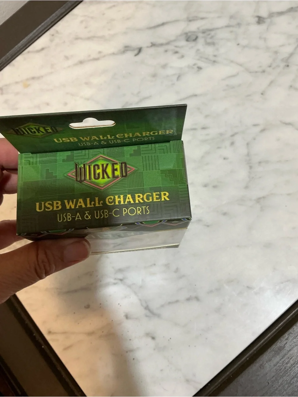 🤎 NIB Wicked USB Wall Charger USB-A and USB-C Ports Sealed Package